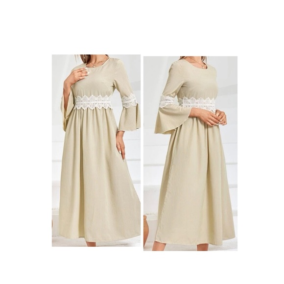 $6 Maxi dress new cream color $6 When bundled - Picture 2 of 12